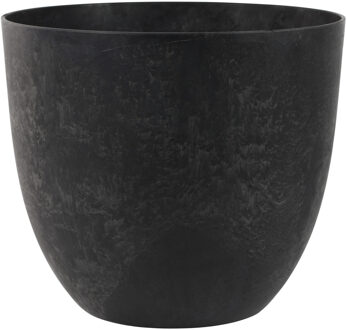 Ter Steege Plantenpot - zwart - kunststof - D45 x H38 cm - bloempot