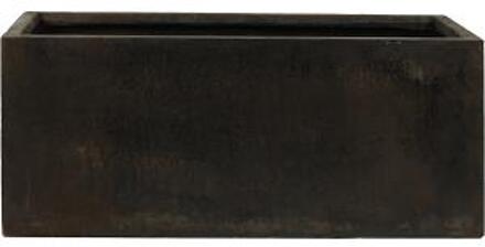 Ter Steege Static rechthoekige plantenbak 75x32x32 cm zwart