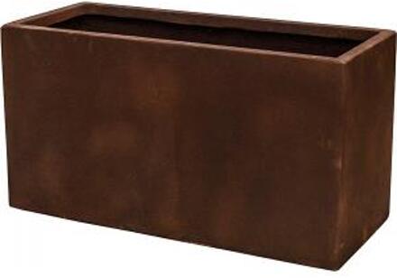 Ter Steege Static rechthoekige plantenbak 90x38x48 cm roest