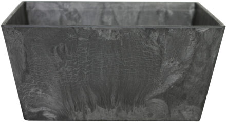 Ter Steege Steege Plantenbak - zwart - rechthoekig - 12 x 25 x 12 cm - Plantenbakken