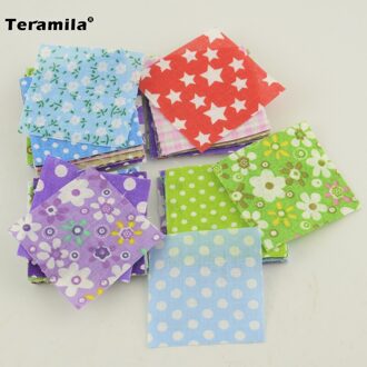 Teramila 100% Katoen Stof Dye 120 stks/partij 30 Ontwerpen Mini Charm Pack 5 cm x 5 cm Voor Quilten Patchwork diy Doek Materiaal Tela