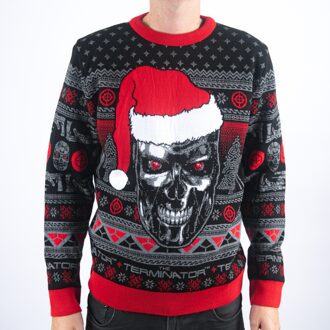 Terminator I'll Be Back… With Presents Knitted Christmas Jumper - XXL