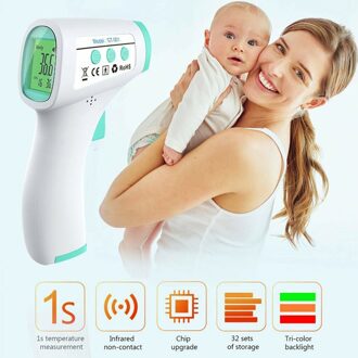 Termometro Digitale Non-Contact Infrarood Thermometer Temperatuur Meter Instrument Non-contact Ir Thermometer