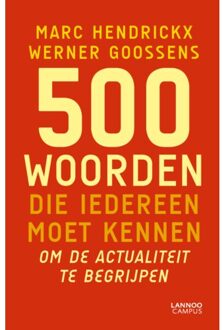 Terra - Lannoo, Uitgeverij 500 Woorden Die Iedereen Moet Kennen - Marc Hendrickx