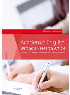 Terra - Lannoo, Uitgeverij Academic English: Writing A Research Article - Katrien L.B. Deroey