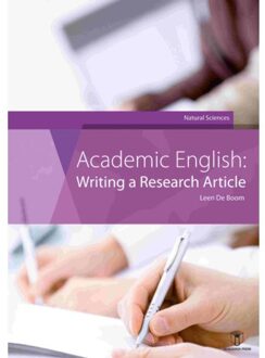 Terra - Lannoo, Uitgeverij Academic English: Writing A Research Article - Leen De Boom