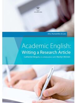 Terra - Lannoo, Uitgeverij Academic English: Writing A Research Article