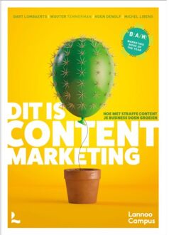 Terra - Lannoo, Uitgeverij Dit Is Content Marketing - Bart Lombaerts