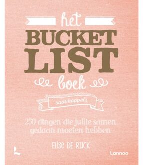 Terra - Lannoo, Uitgeverij Het Bucketlist boek voor koppels - Boek Elise De Rijck (9401440778)