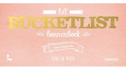 Terra - Lannoo, Uitgeverij Het Bucketlist Bonnenboek Voor Koppels - Bucketlist - Elise De Rijck