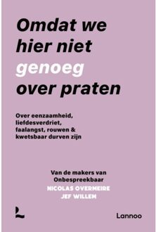 Terra - Lannoo, Uitgeverij Omdat we hier niet genoeg over praten - (ISBN:9789401482264)