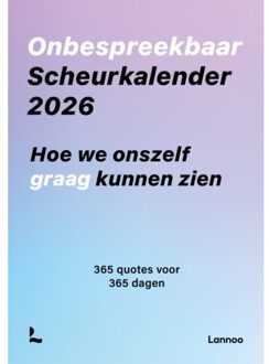 Terra - Lannoo, Uitgeverij Onbespreekbaar Scheurkalender 2026 - Onbespreekbaar
