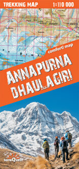 terraQuest Trekking Map Annapurna & Dhaulagiri