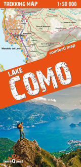 terraQuest Trekking Map Lake Como