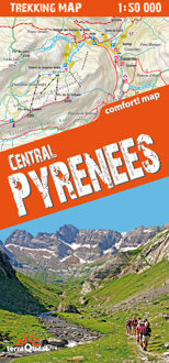 terraQuest Trekking Map Pyrenees Central Part