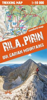 terraQuest Trekking Map Rila and Piryn