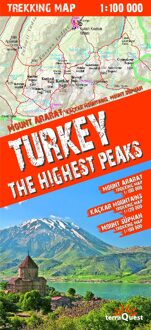 terraQuest Trekking Map Turkey