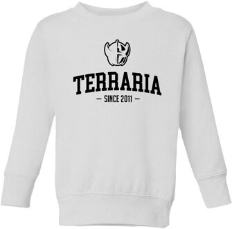 Terraria Since 2011 Kids' Sweatshirt - White - 134/140 (9-10 jaar) - Wit - L