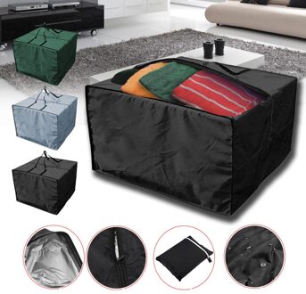 Terras Meubilair Zitkussens Opbergtas Met Rits En Handgrepen Waterdichte Huis Kerstboom Duurzaam Opbergtas D30 groen