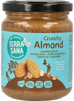Terrasana Amandelpasta bruin crunchy - 250 gram
