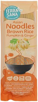 Terrasana Bruine rijstnoedels met pompoen en gember - 250 gram - beperkt houdbaar