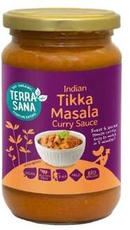 Terrasana Indian Tikka Masala curry saus - 350 gram