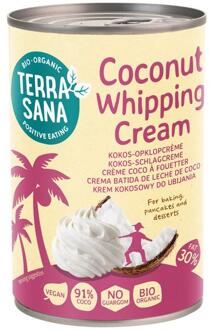 Terrasana Kokosmelk slagroom 30% vet - 400 ml