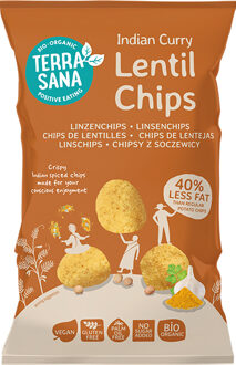 Terrasana Linzenchips Indian Curry - 75 gram
