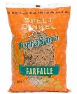 Terrasana Speltpasta Mini Farfalle (TerraSana - 500 gram)