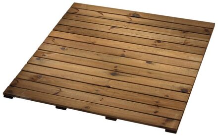 Terrastegel geïmpregneerd naaldhout grenen bruin 100 x 100 cm (30 mm)