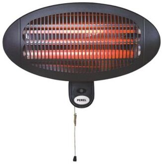 terrasverwarmer 2000W 50 x 36,5 cm IP34 staal zwart