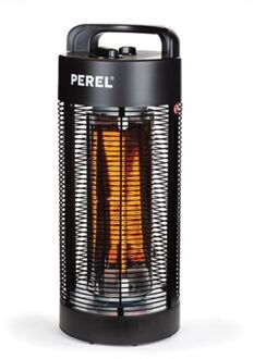 terrasverwarming 56 x 22 cm 600-1200W staal zwart