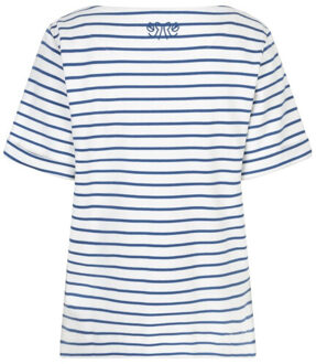 Terry km jeansblue - maat L Blauw