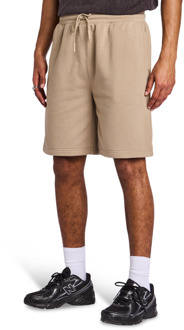 Terry Korte Broeken Heren - Bruin - Maat L - Katoen French Terry Brown