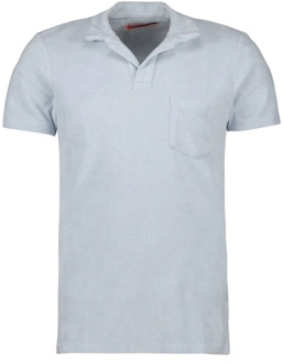 Terry Polo Shirt Orlebar Brown , Blue , Heren - Xl,L,M,S