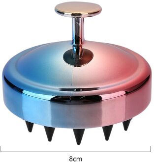 Terug Arm Lichaamsverzorging Massage Tool Siliconen Haar Borstel Haar Hoofdhuid Massager Shampoo Wassen Kam Voor Spa Bad Douche Gradient