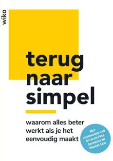 Terug naar simpel -  Wiko (ISBN: 9789090379098)