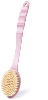 Terug Scrubber Exfoliërende Lange Steel Bad Douche Borstel Voor Mannen Vrouwen NOV99 lavendel