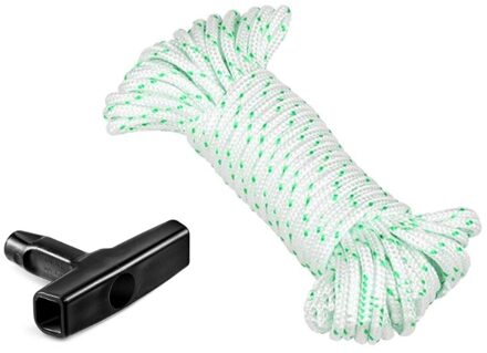 Terugslag Touw Pull Koord Met Starter Handvat Voor Stihl FS120 FS200 Trimmer Cutter groen met handvat