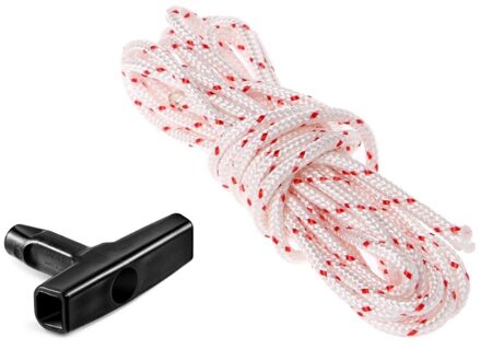 Terugslag Touw Pull Koord Met Starter Handvat Voor Stihl FS120 FS200 Trimmer Cutter rood -met handvat