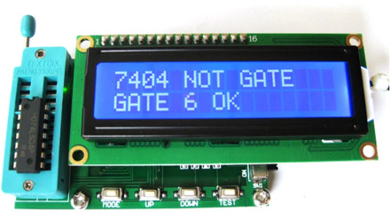 TES200 Digital integrated circuit tester IC tester 74 Series 40 series IC Logic Gate Testing Integrated Circuit Checker