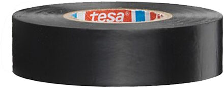 tesa 1x Tesa isolatie tape op rol zwart 10 mtr x 1,5 cm - Tape (klussen)