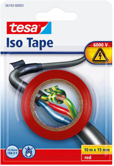 tesa 1x Tesa isolatietape voor kabels en draden 10 mtr x 1,5 cm