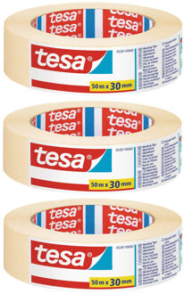 tesa 8x rollen afplaktape/schilderstape 30 mm x 50 m - Verf afplakband/tape - Maskeertape - Tesa Masking tape