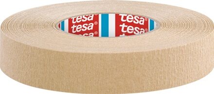 tesa Afplakband | sterk gecrêpt | lichtbruin | lengte 50 m | breedte 30 mm | wiel | 10 stuks - 04319-00008-00 04319-00008-00