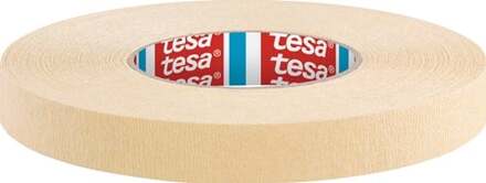 tesa Afplakband | sterk gecrêpt | zeemleer | lengte 50 m | breedte 19 mm | wiel | 16 stuks - 04322-00007-00 04322-00007-00
