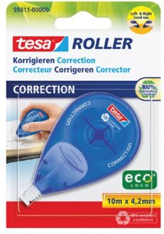 tesa Correctieroller Tesa ecoLogo 4.2mmx10m zijwaarts op blister