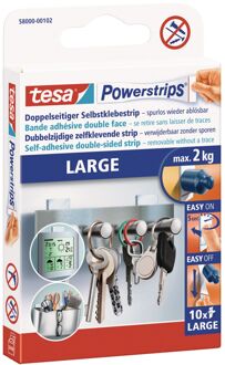 tesa Dubbelzijdige Duct Tape Powerstrip Large 10 Stuks