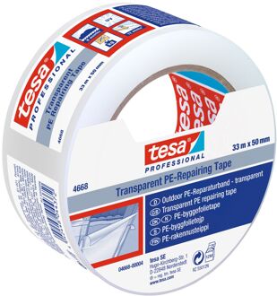 tesa Duct Tape 4668 - Buiten - Transparant - 33m X 50mm