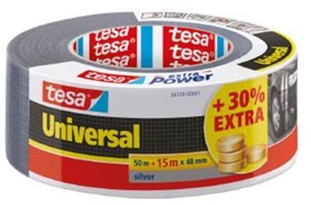 tesa Duct Tape Extra Power - Grijs - 65m X 48mm